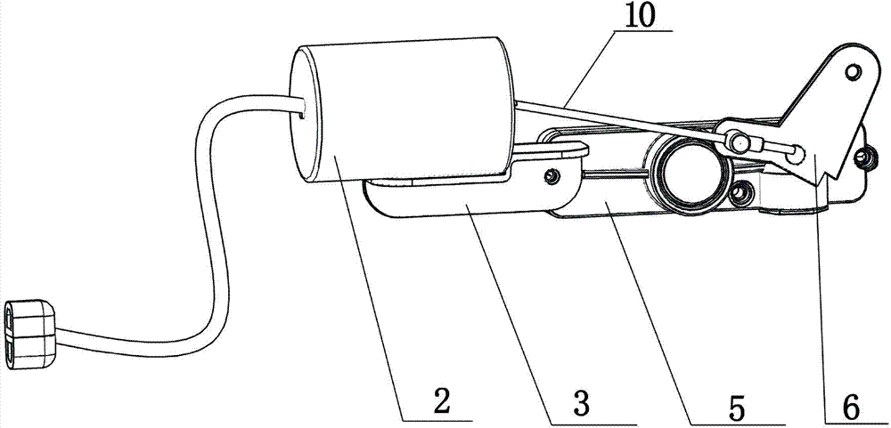 Emergency shutdown device for air-cooled diesel engine