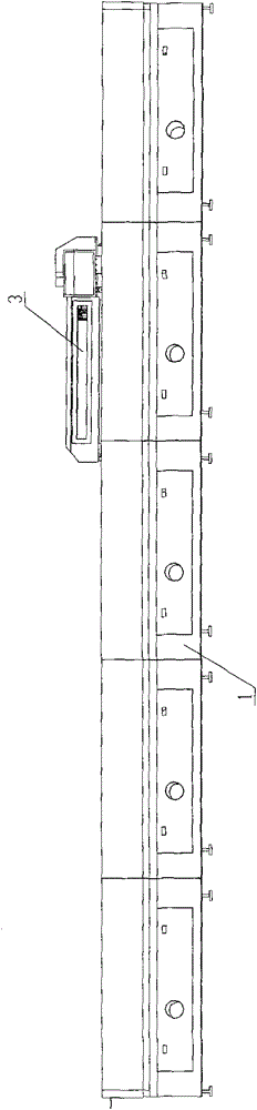 Large-breadth laser cutting machine