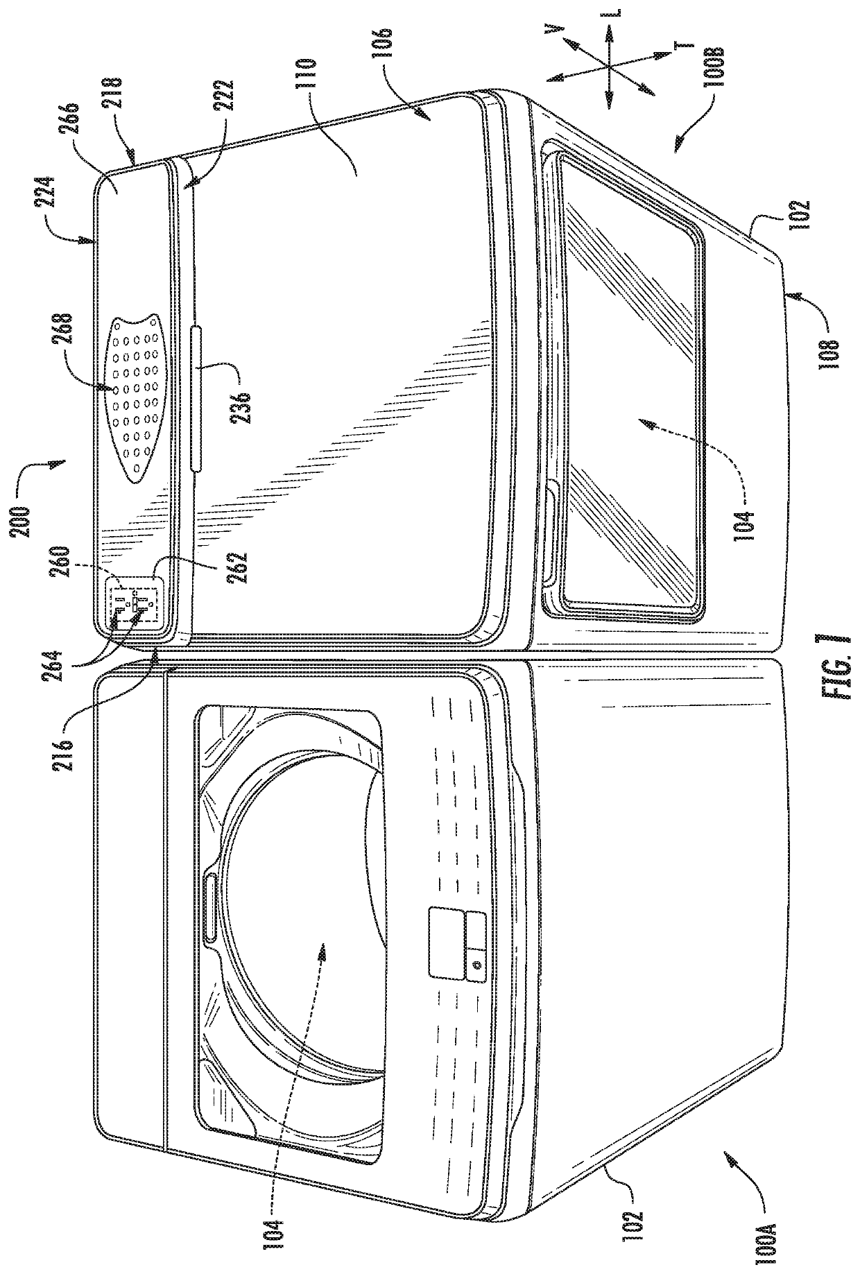 Laundry appliance having an ironing assembly