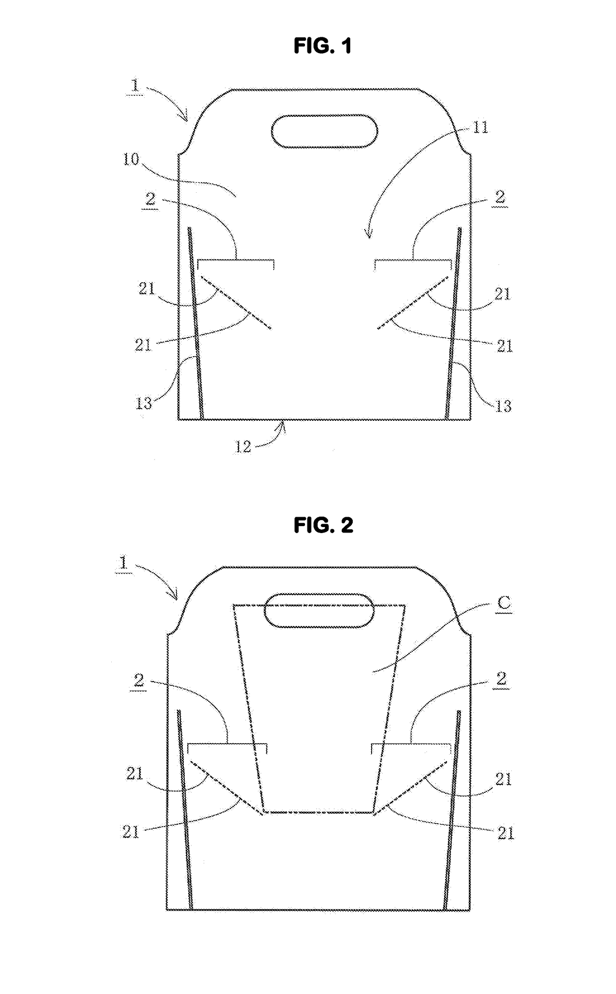 Tight fastening type size-free container carrying bag