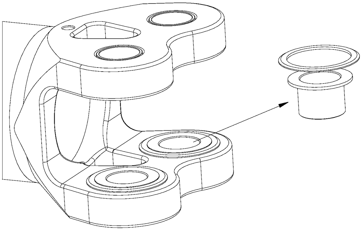 Structure and assembling technology of propeller blade connecting joint