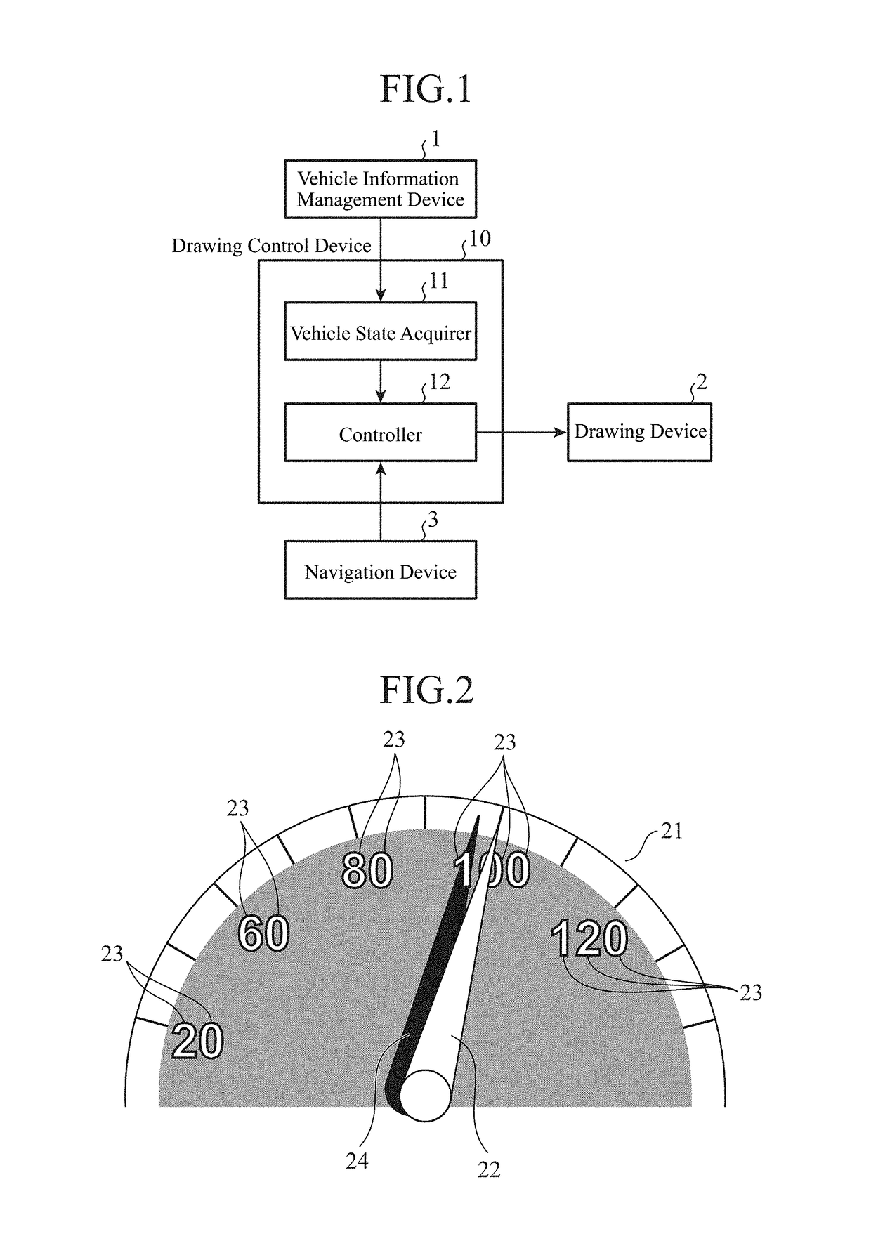 Drawing control device