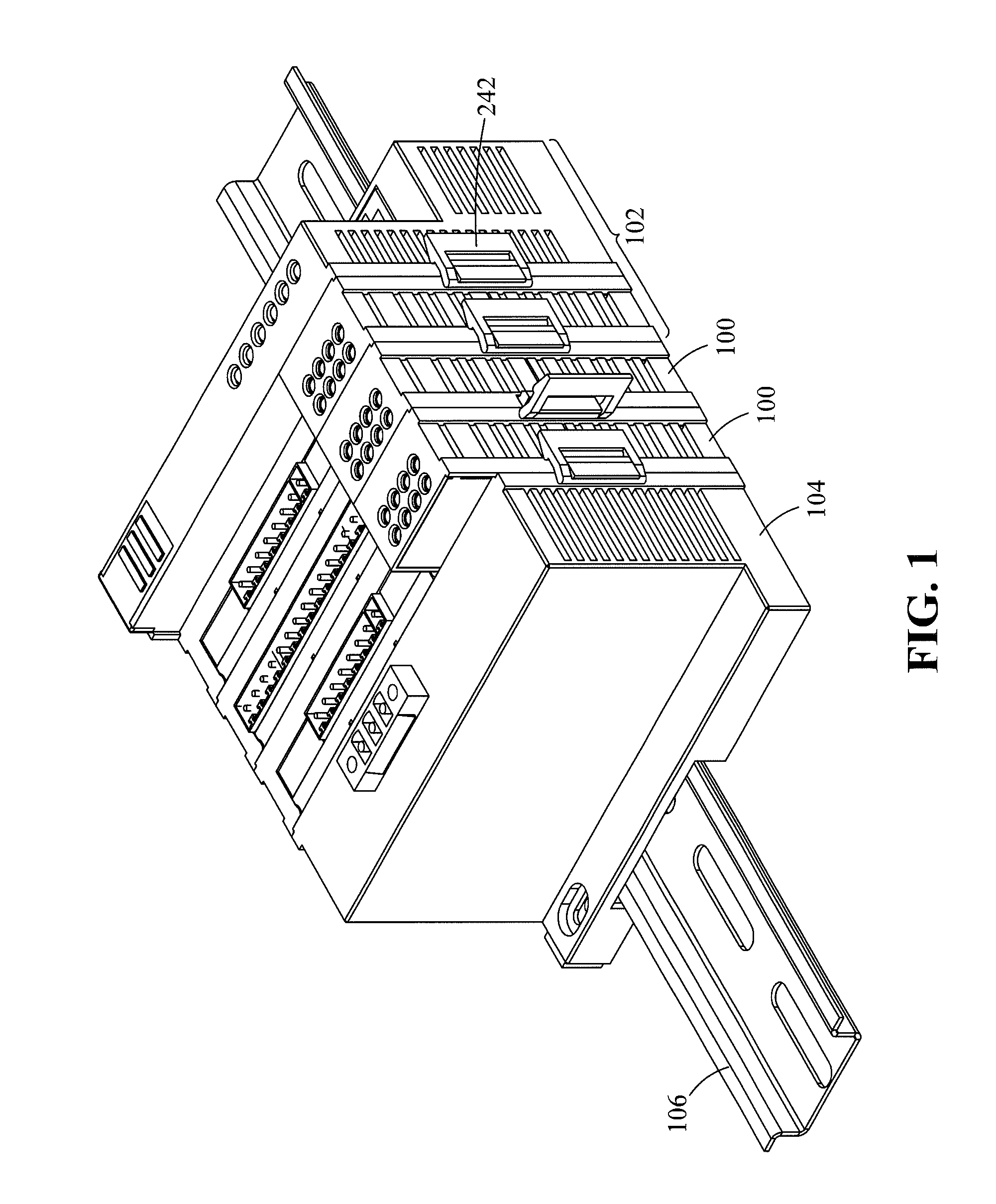 Communication structure with connecting assembly