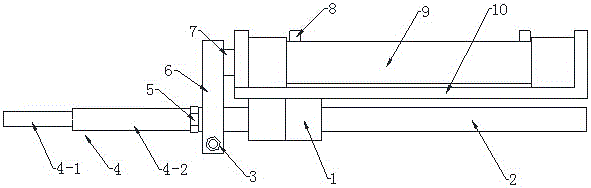 Fully automatic axle lathe jacking device