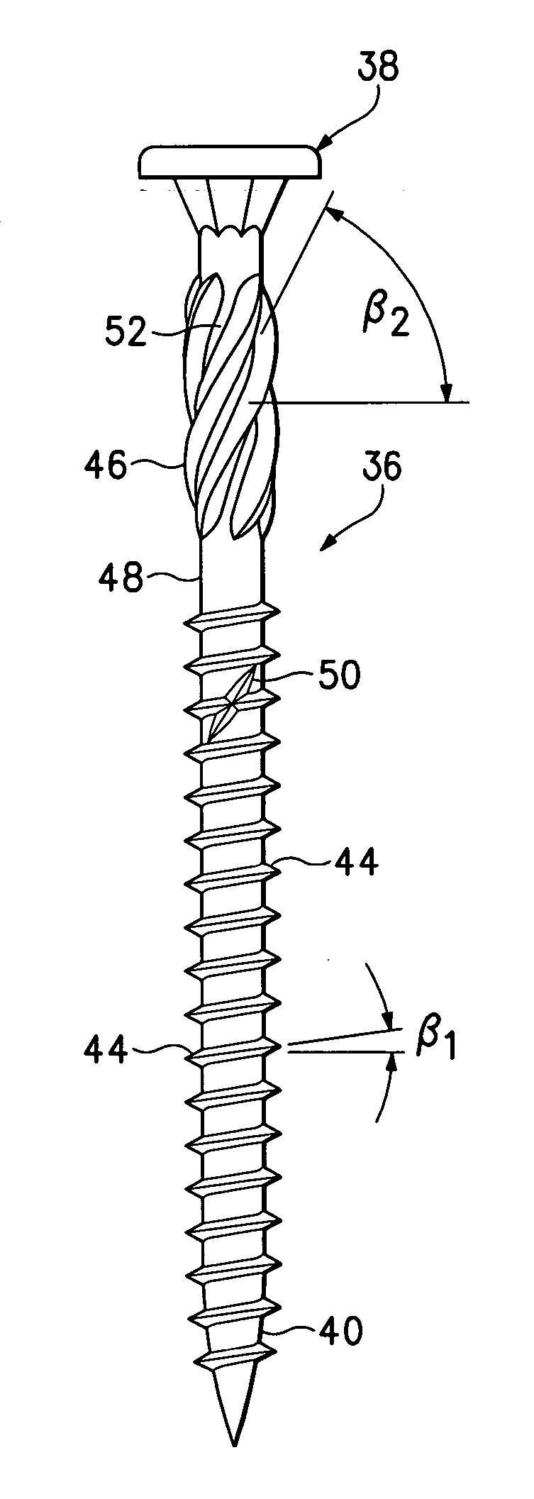 Screw for composite building materials