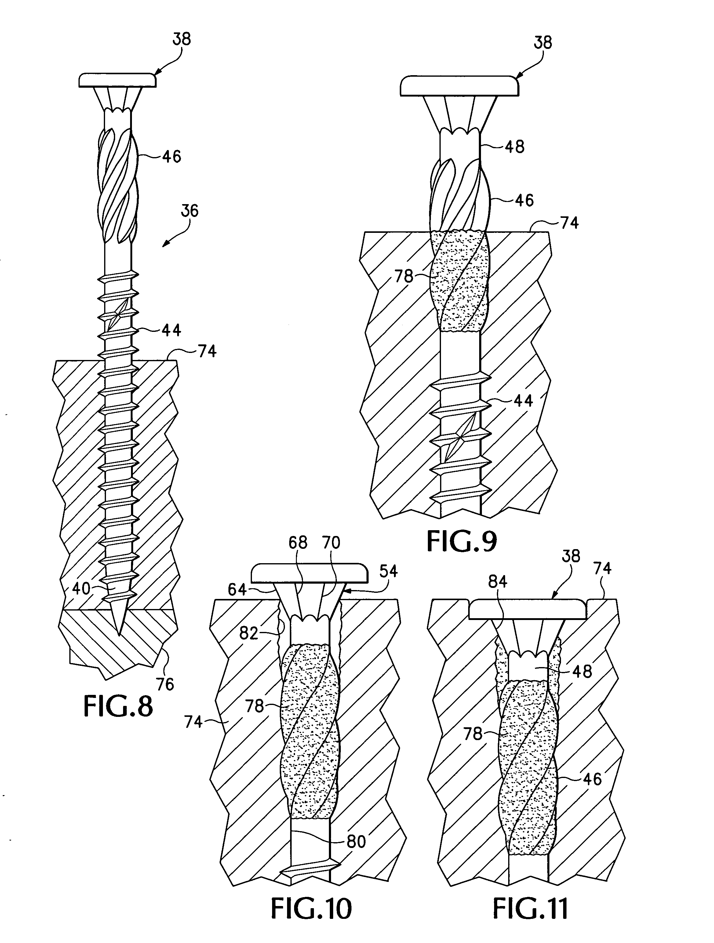 Screw for composite building materials