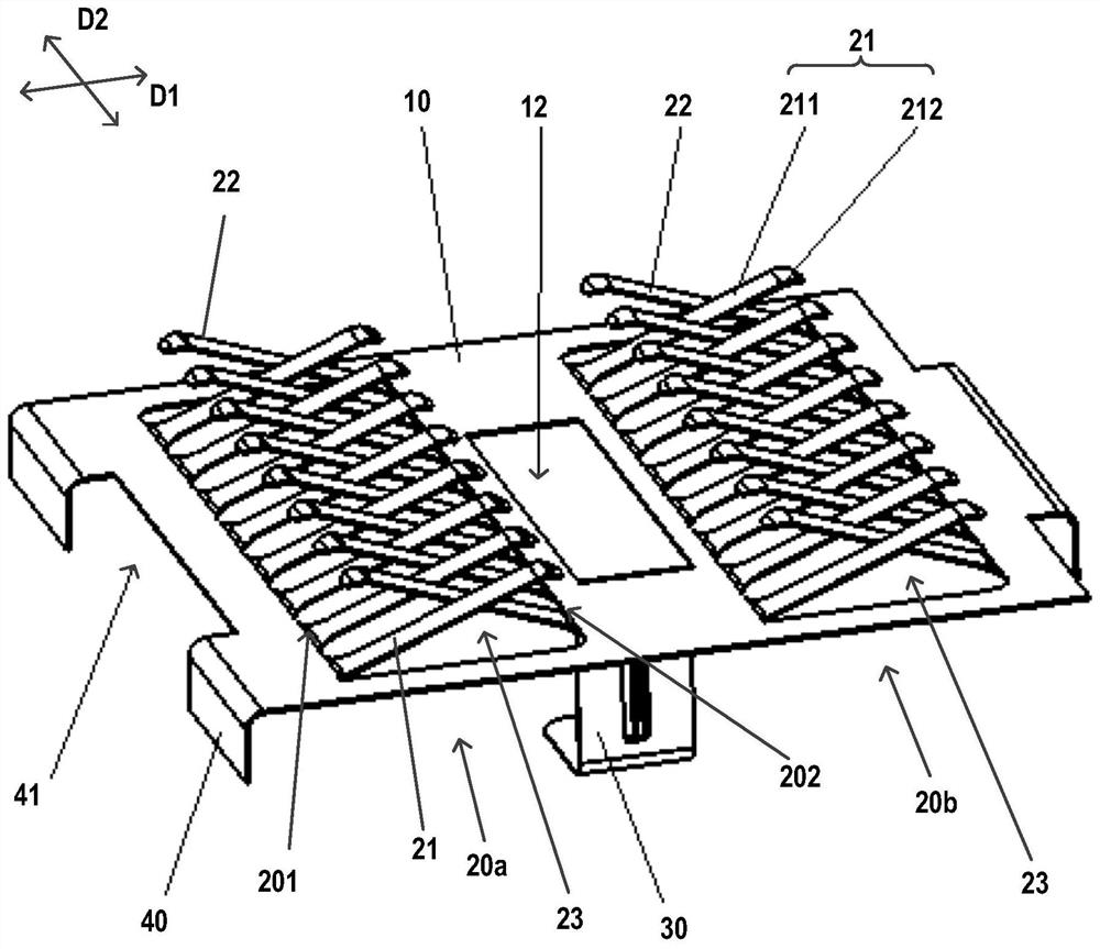 Eelastic supporting piece, electrolytic cell, manufacturing equipment and manufacturing method