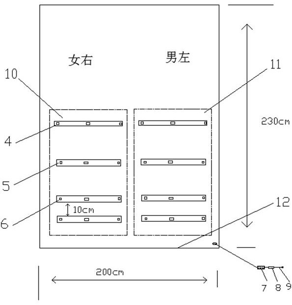 Bedding article for two persons