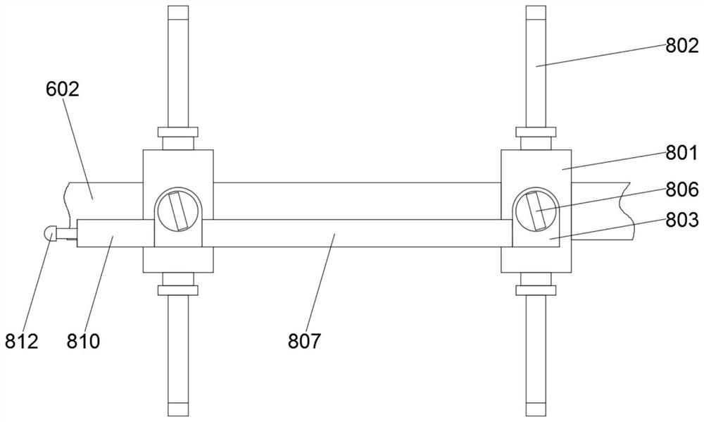 Film blowing device used for PLA film production and provided with multiple layers of co-extrusion scrapers