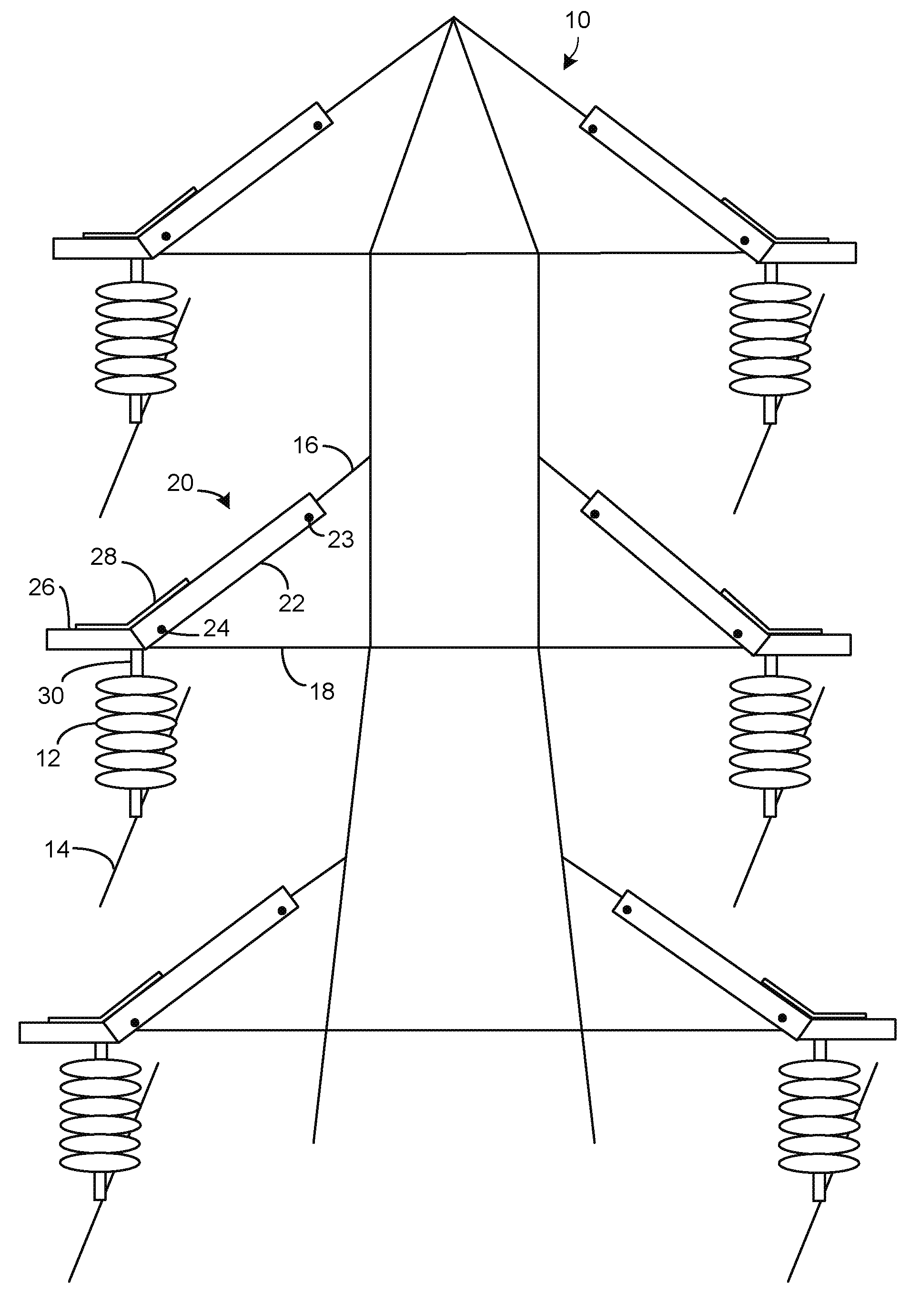 Wildlife flashover preventer for high voltage electrical transmission structures