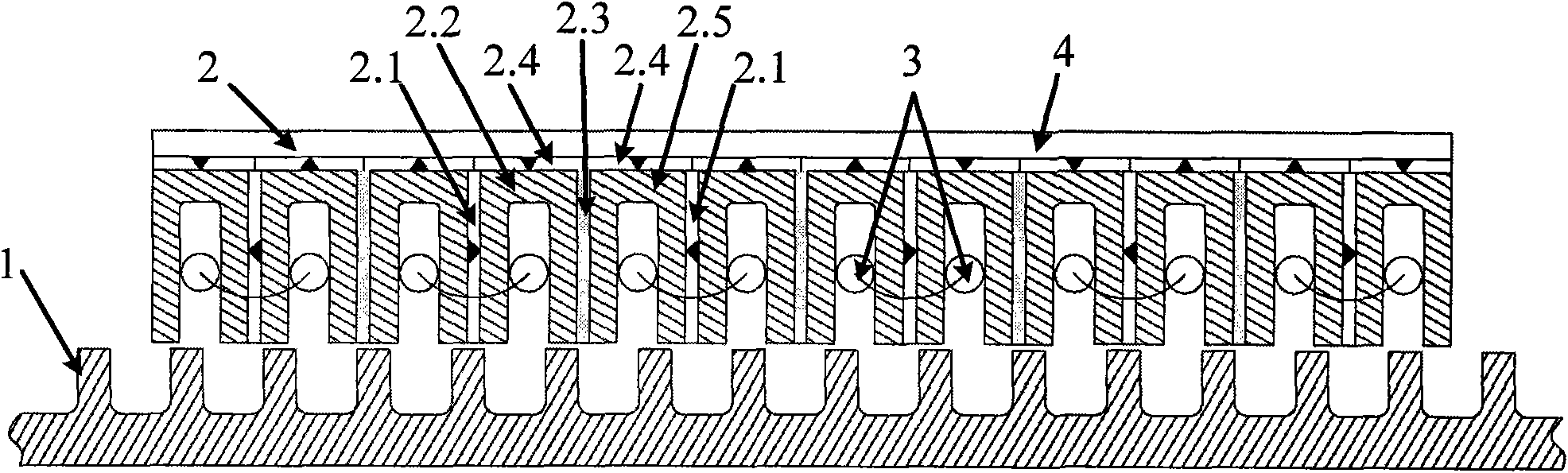 Magnetic-field-enhanced permanent-magnetic switching flux linkage motor with high fault tolerance