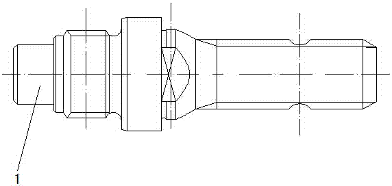 Power output shaft of tractor and machining method of shaft