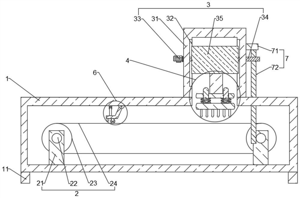 Perforating device for pickling meat products