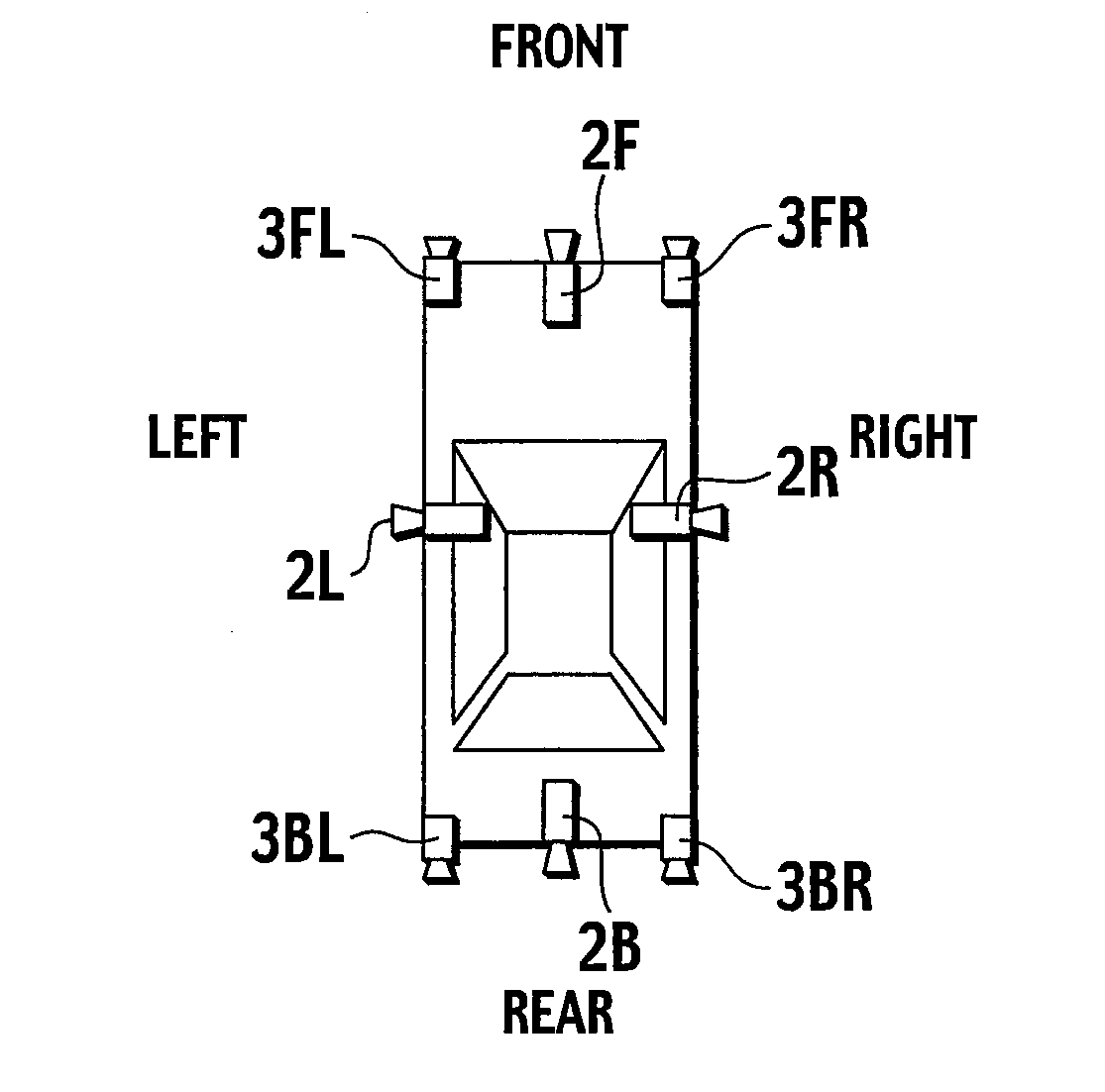 Device and method for monitoring vehicle surroundings