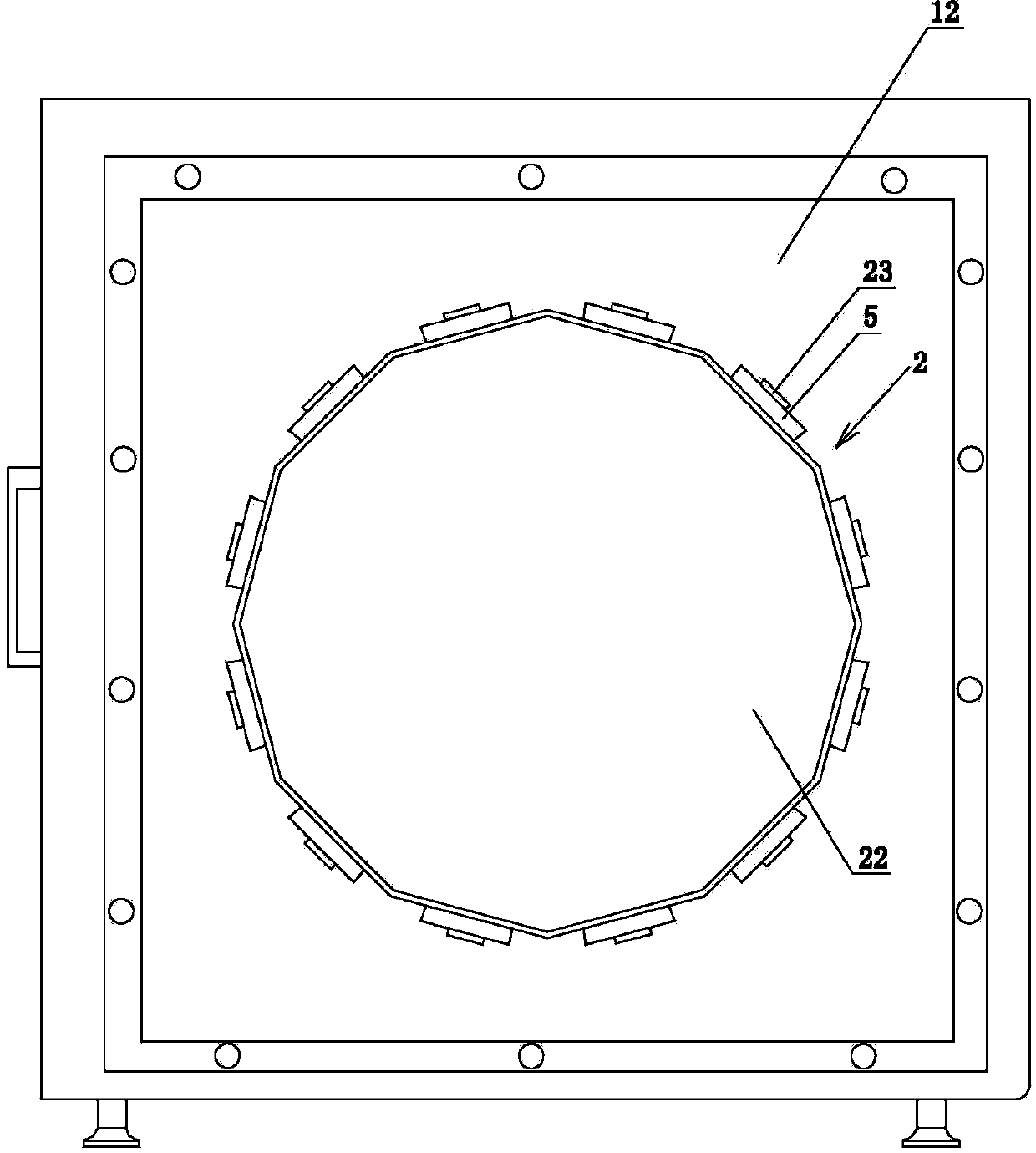 Wind-heat dyeing color tester