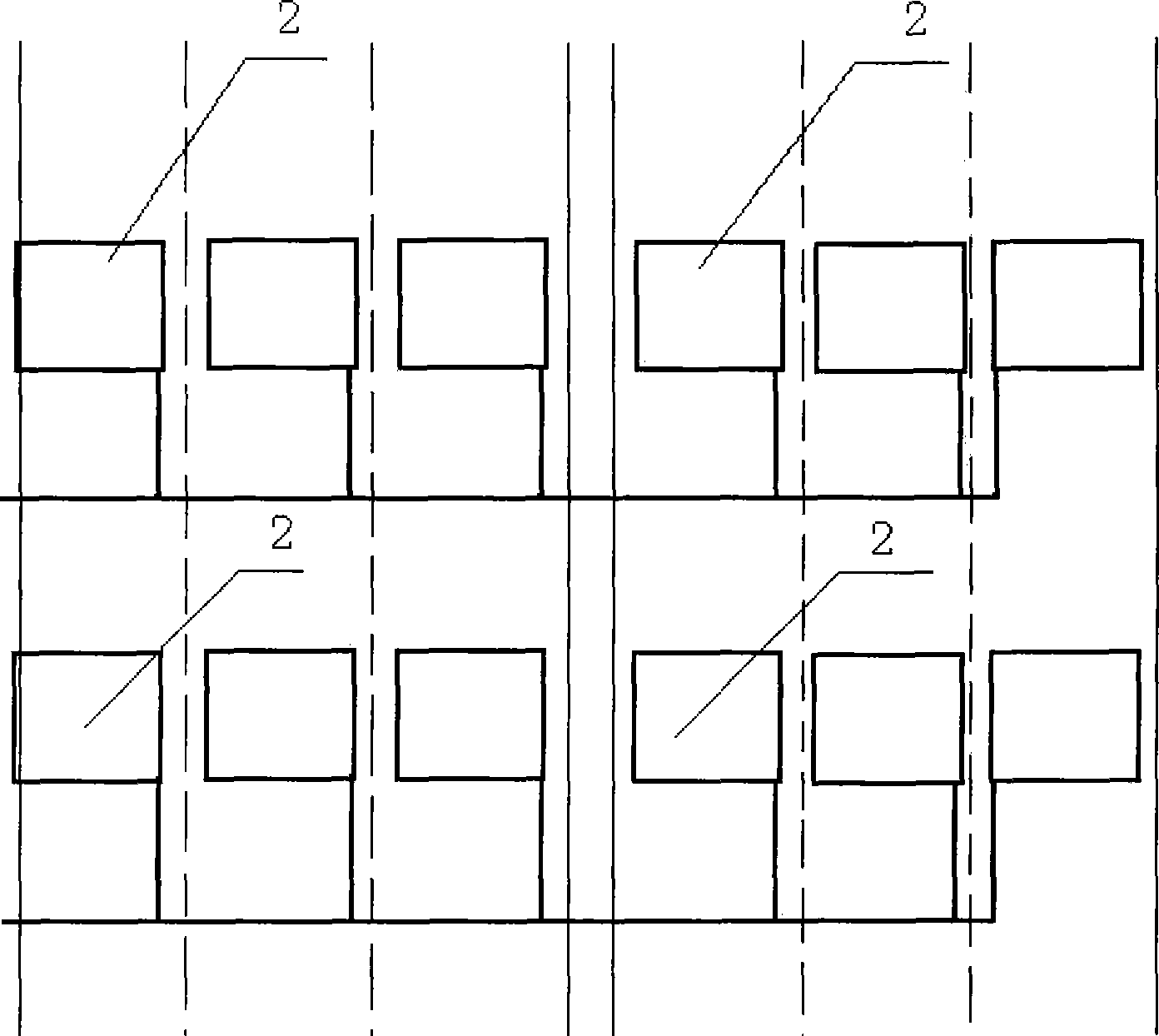 Micro ground buried coil type fixing traffic flow investigation apparatus