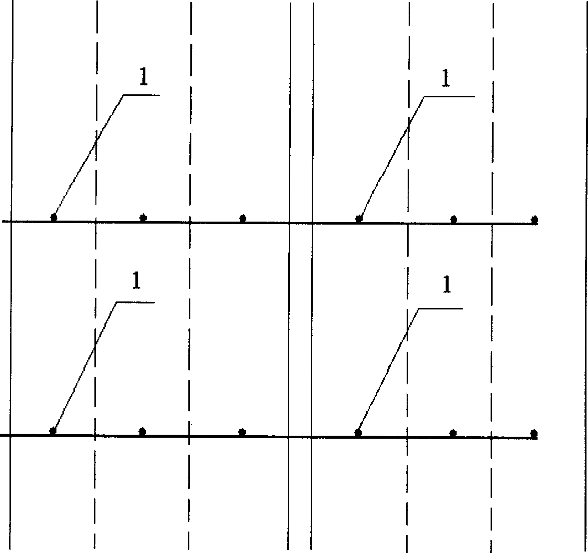 Micro ground buried coil type fixing traffic flow investigation apparatus