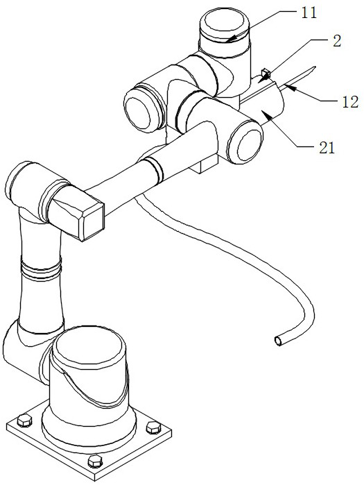 Effusion extraction apparatus for tumor nursing