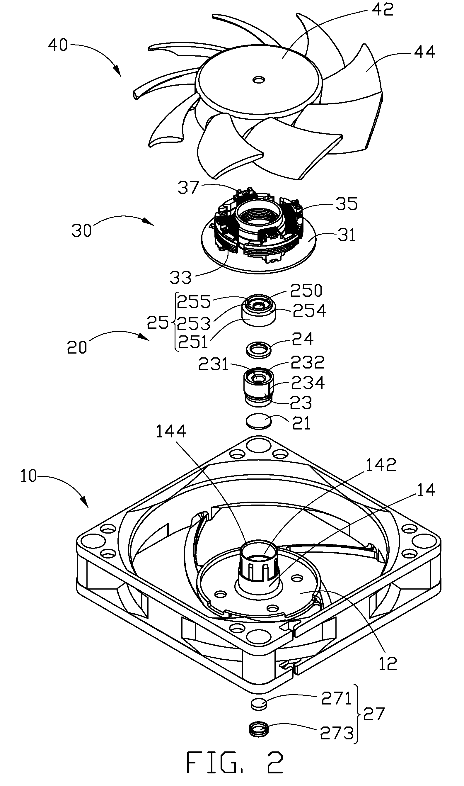 Heat dissipation fan