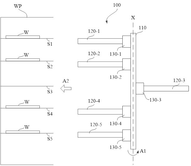 Apparatus and method for clamping and picking up silicon wafers stored in wafer cassettes, and silicon wafer transfer equipment