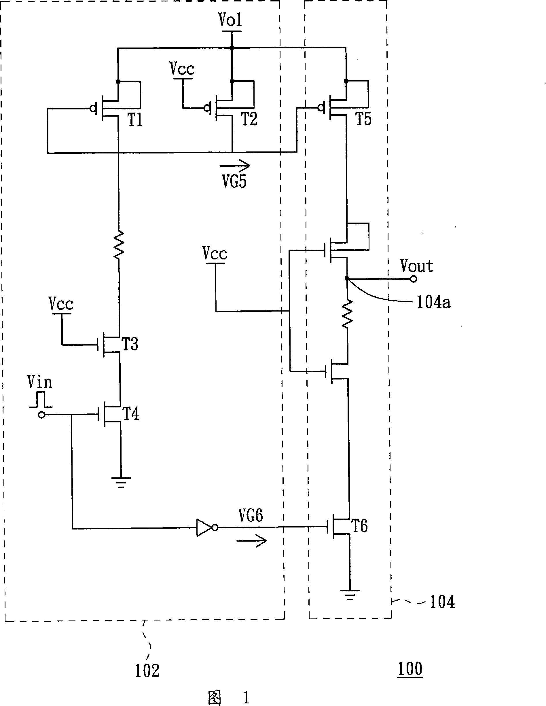 Low voltage complementary metal oxide semiconductor process tri-state buffer