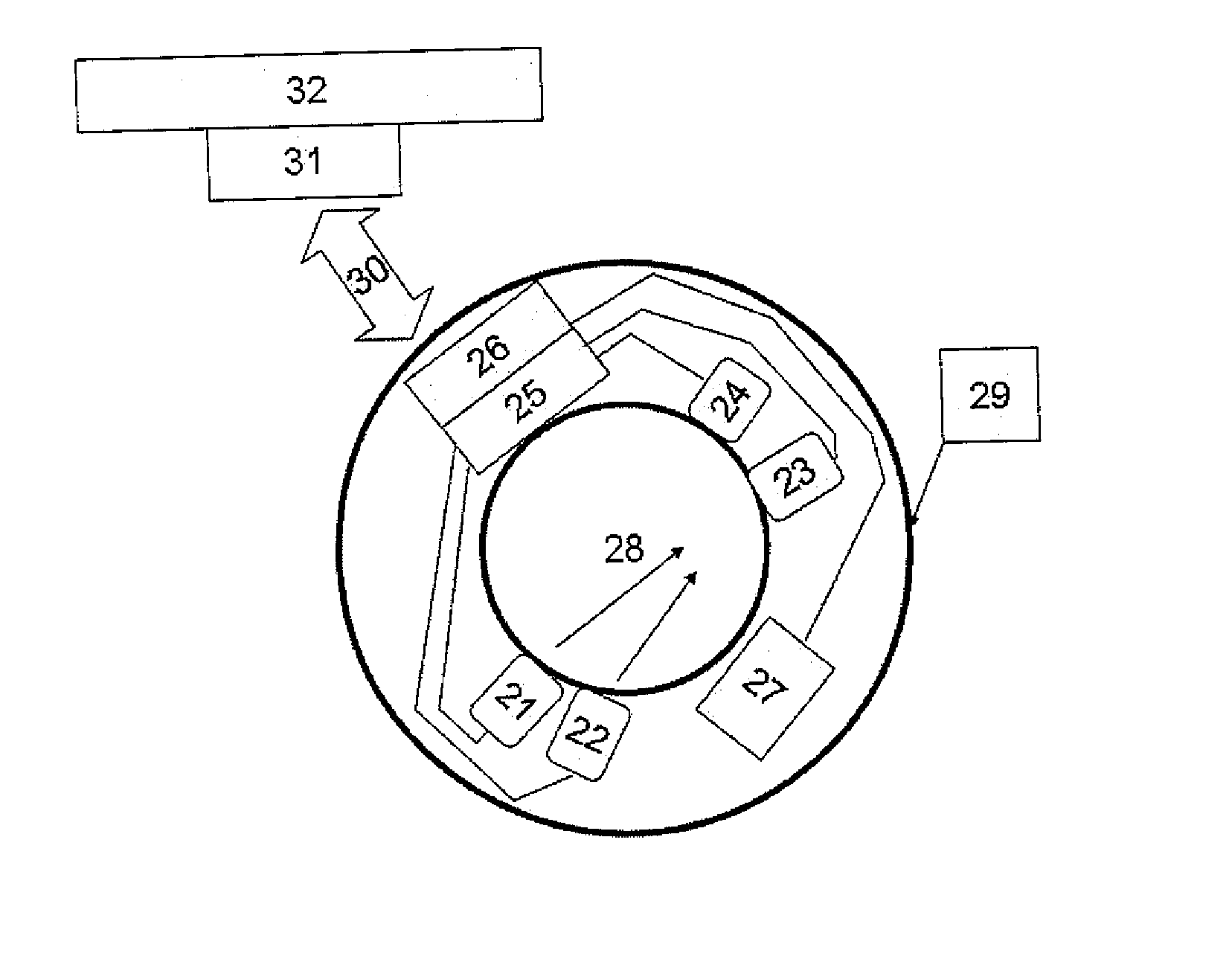 A method of determining systolic and diastolic blood pressure and the unit for this method