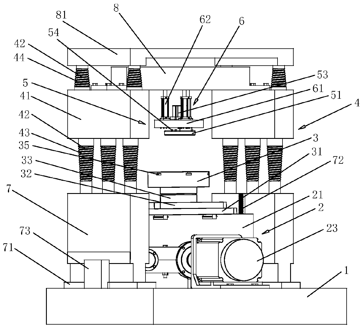 Free-form surface grinding and polishing device for micro-sized special-shaped precision parts