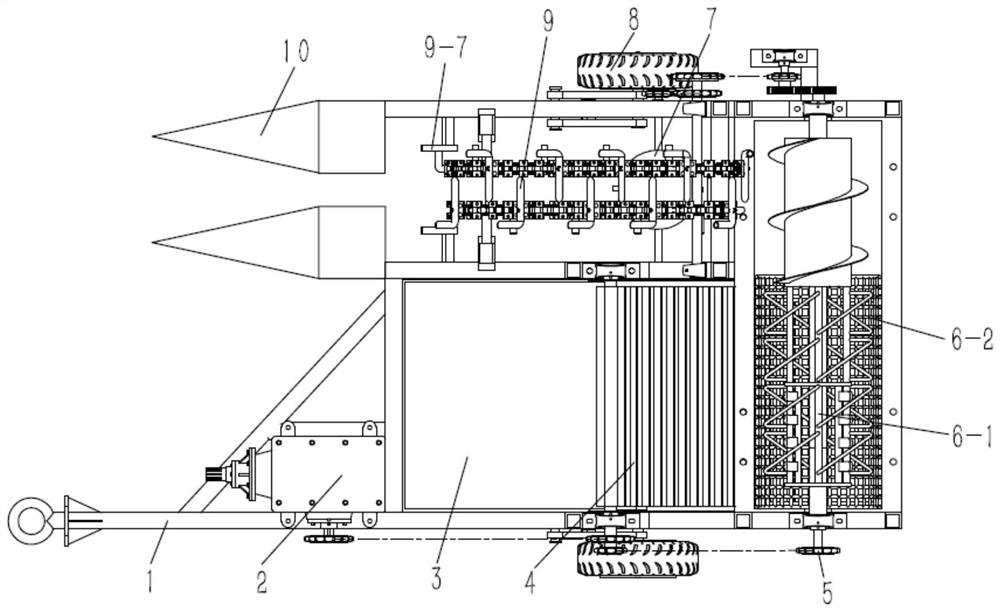 Plate taking and threshing all-in-one machine for edible sunflowers