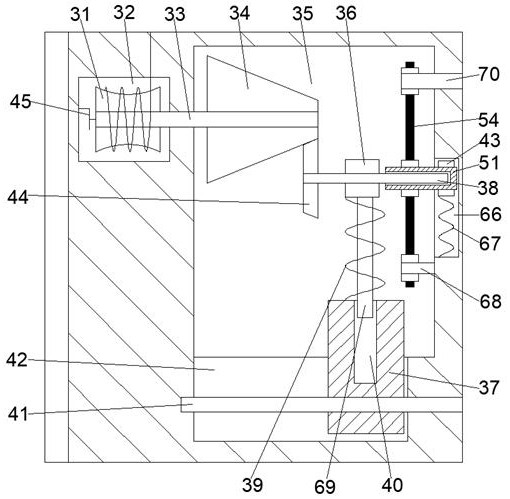 Damping device capable of automatically adjusting damping stroke according to vibration intensity