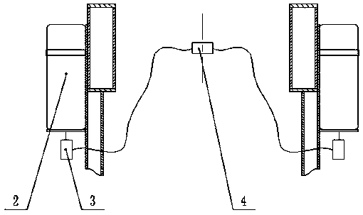 Wide-body dump truck suspension system with limiting and carfare adjustment