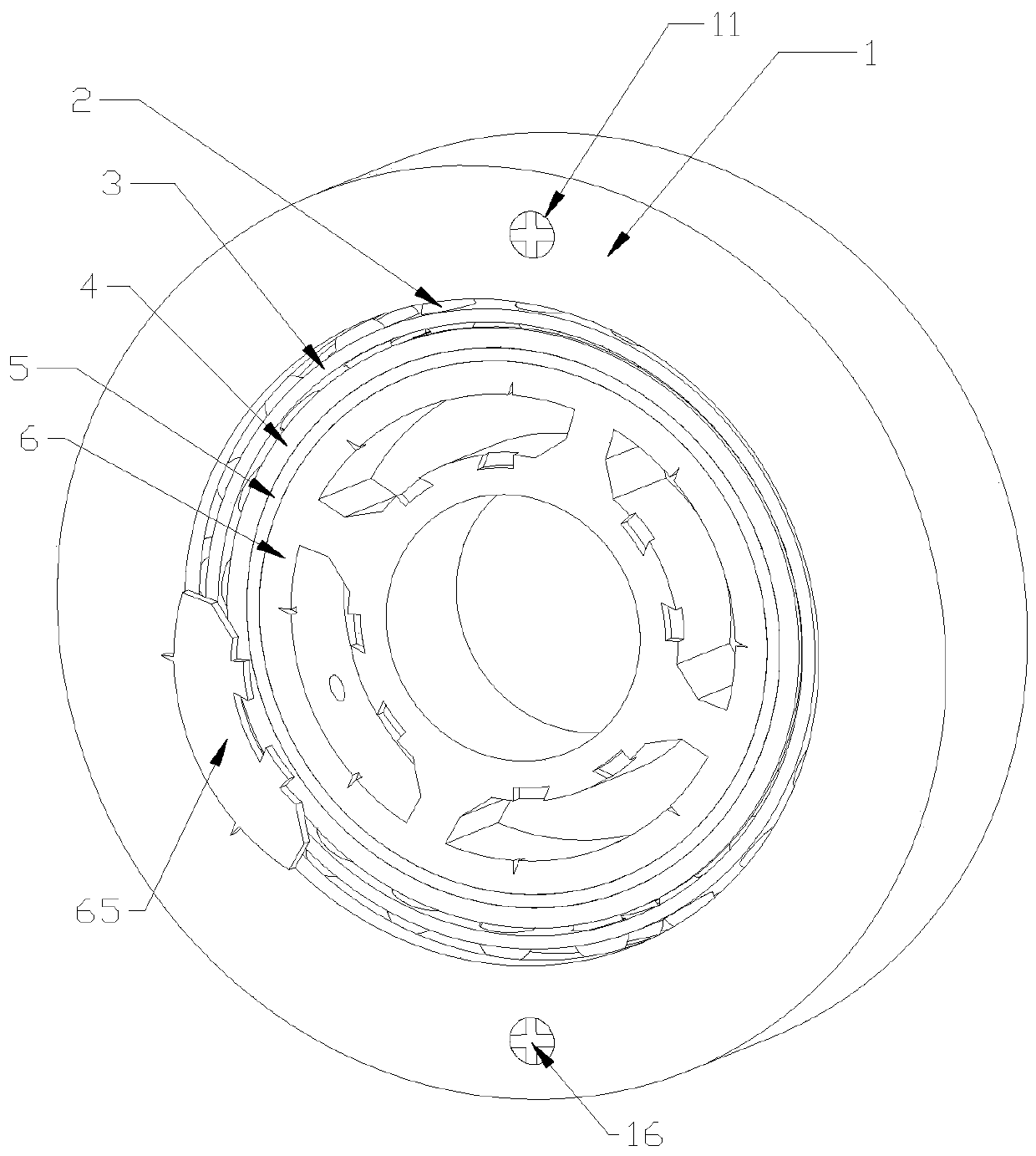 A rotary storage type oil seal bearing