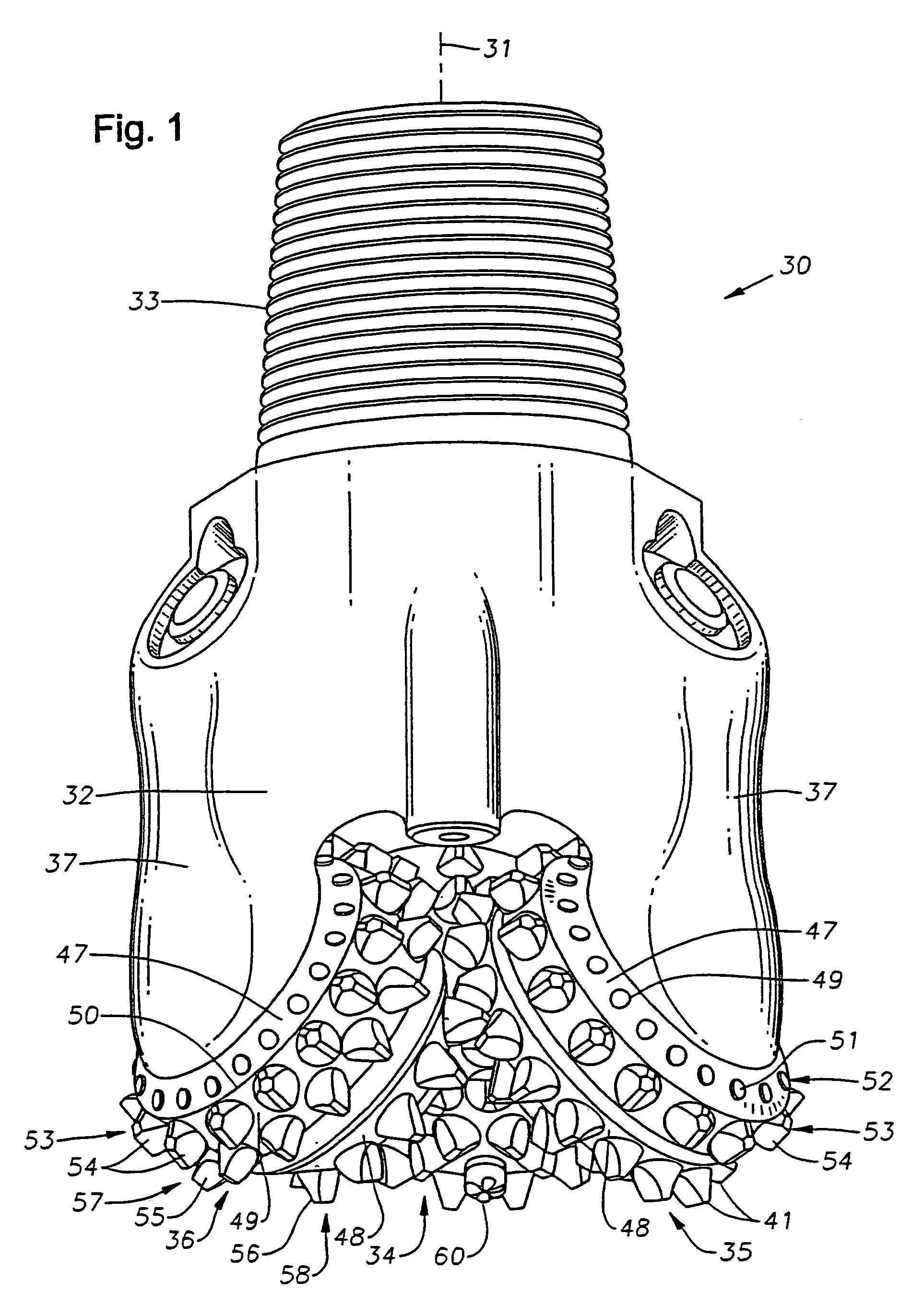 Multi-lobed cutter element for drill bit