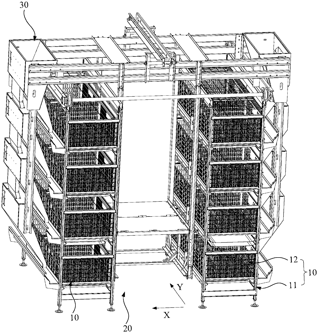 Feeding operation vehicle and poultry feeding system