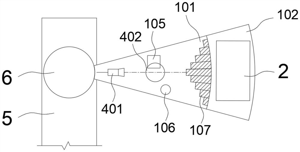 Quick access system of rail transit robot detection module