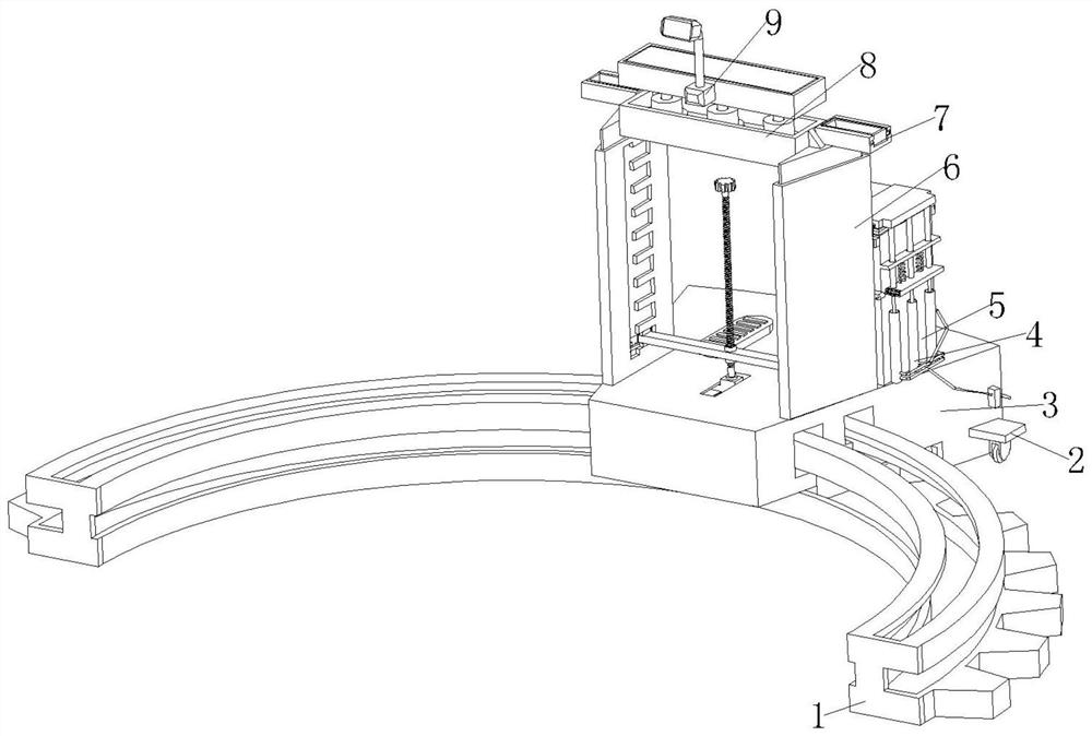 Medical ear-nose-throat department instrument supporting bracket