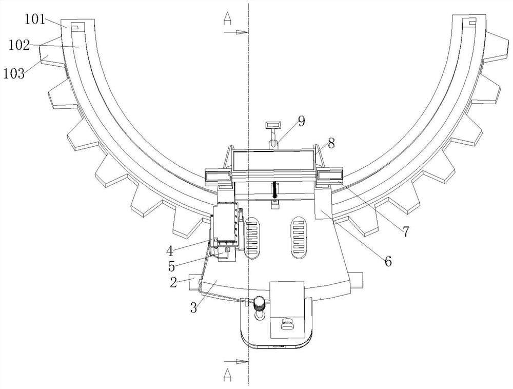 Medical ear-nose-throat department instrument supporting bracket