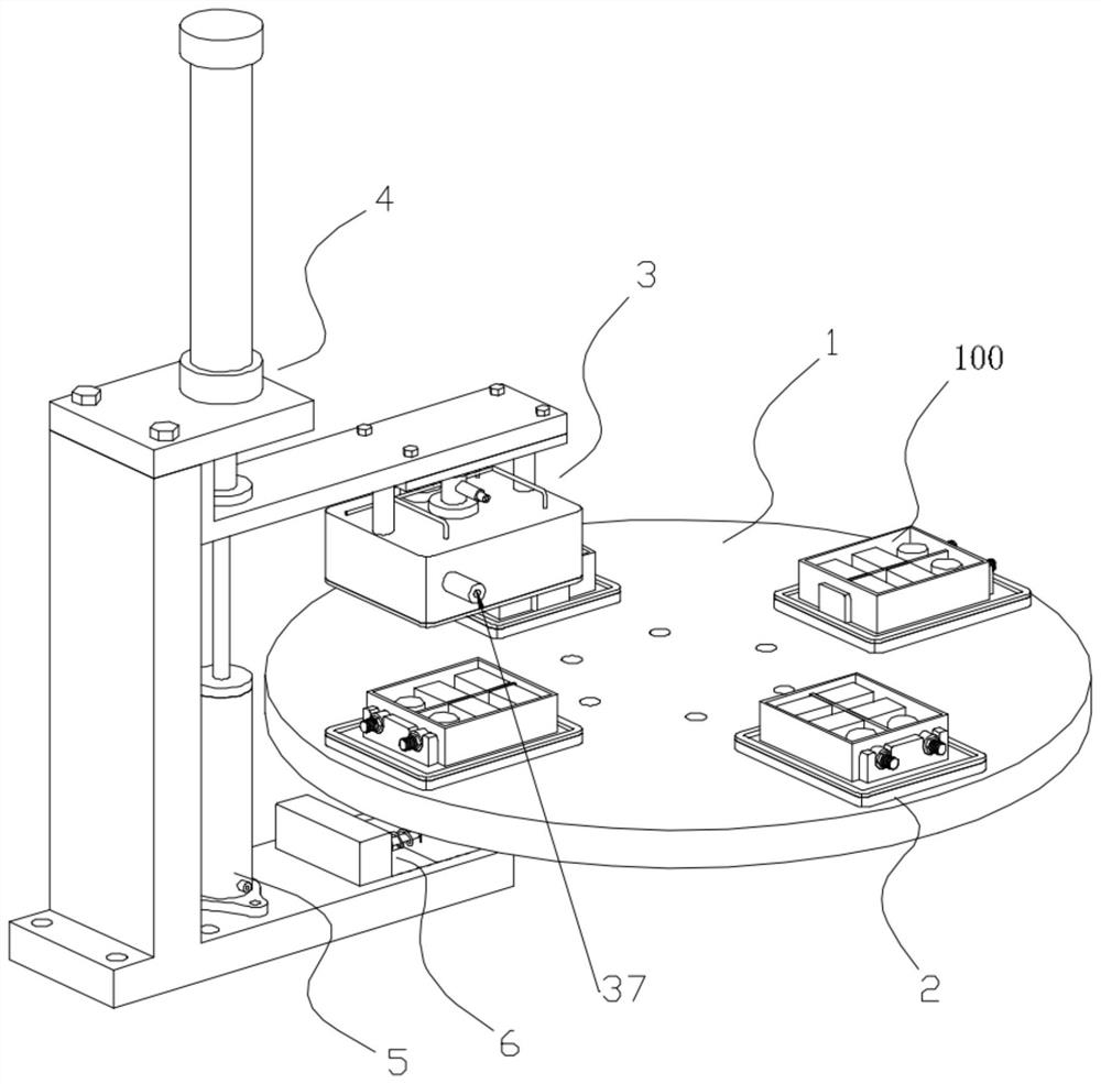 Glue filling device of filter for rail transit