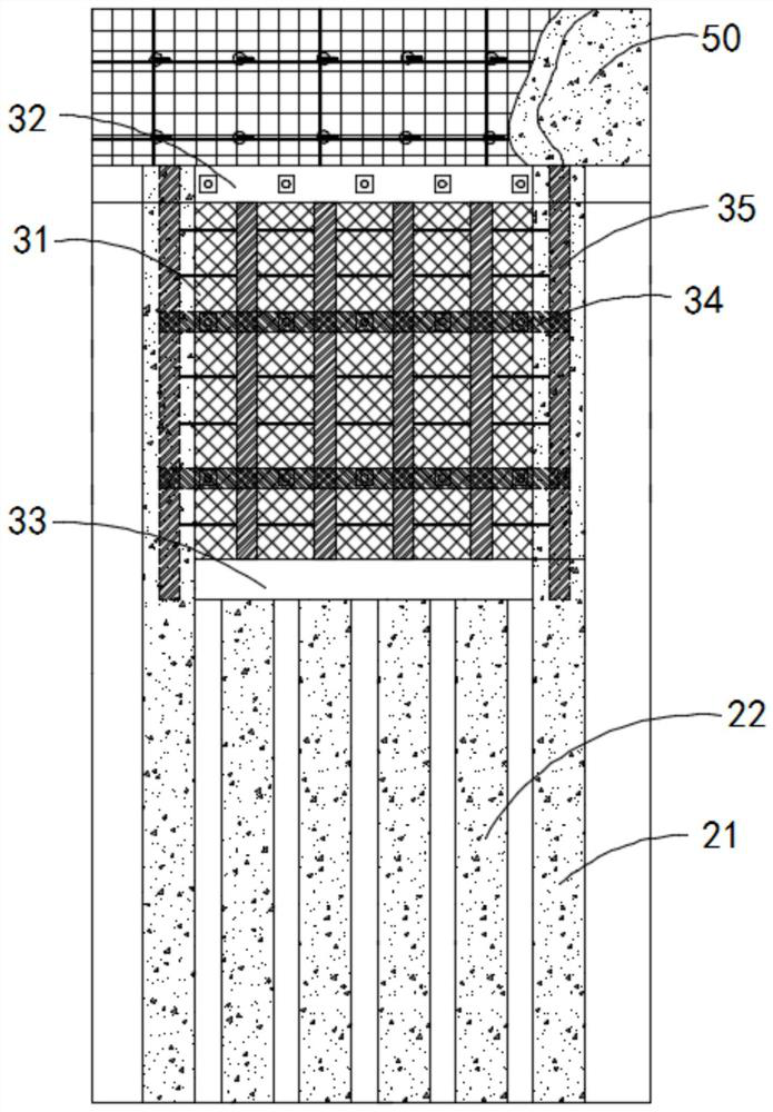 Deep Foundation Pit Large Slope Upside-Down Steel Bolt-spray Support Structure and Its Construction Method