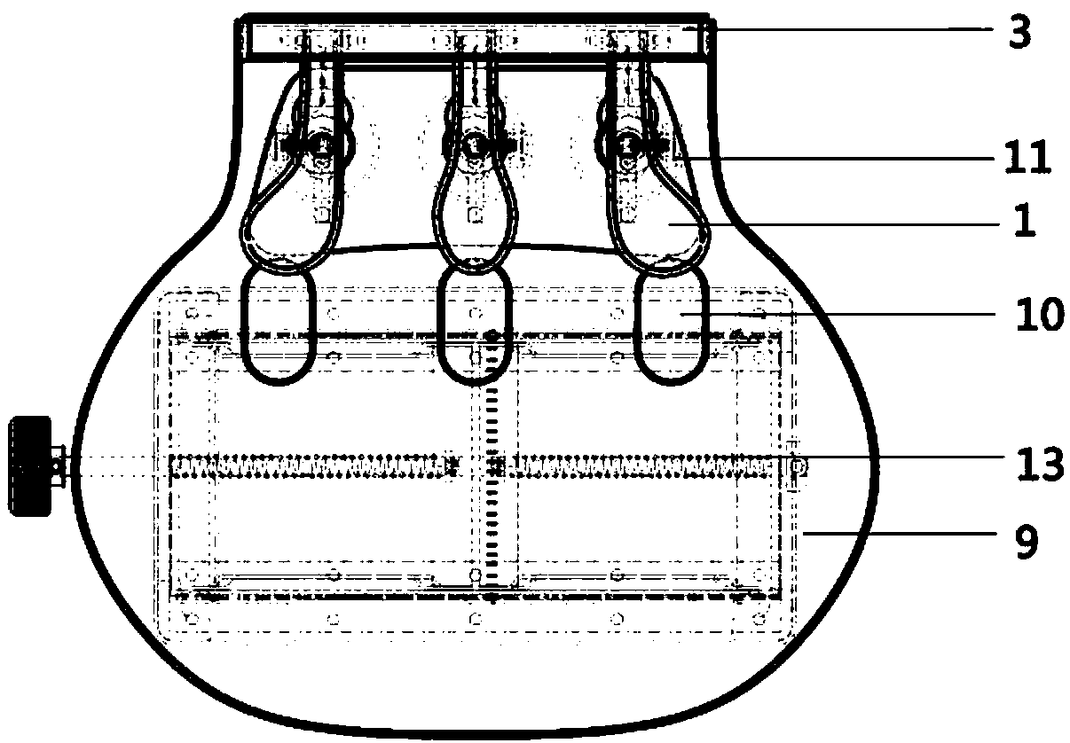 Auxiliary pedal of children's piano