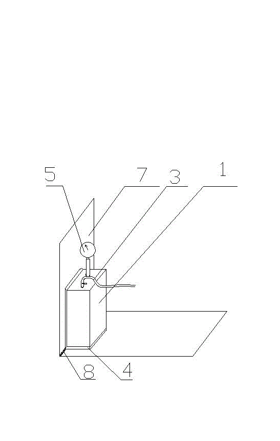 Weld joint tightness detecting device for ship under construction