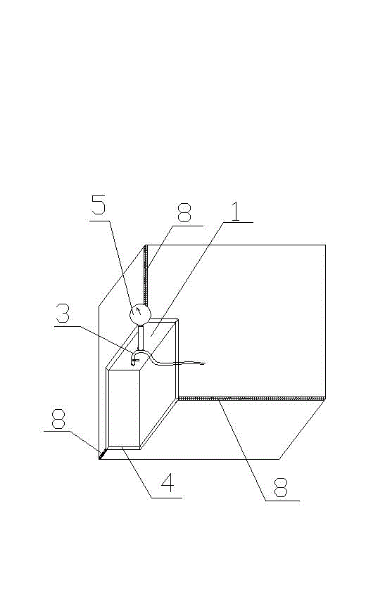 Weld joint tightness detecting device for ship under construction