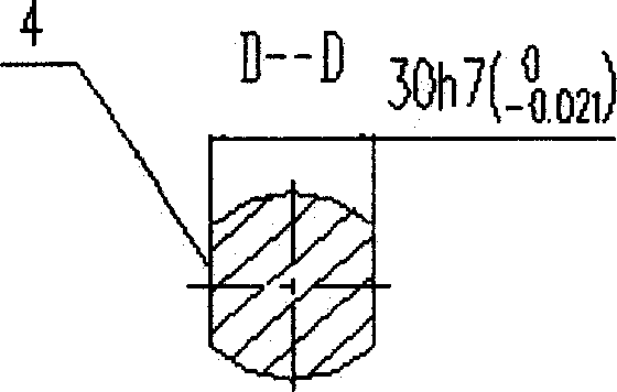 Process method of small eccentricity multi-eccentric and bidirectionally eccentric axle