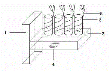 Method for detecting platelet-derived growth factor with concentration of 0.5-10[mu]g/mL by using carbon nanotube micro-cantilever biosensor