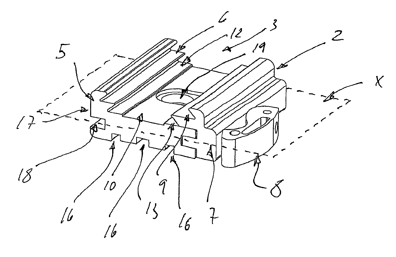 Mounting arrangement for optical devices