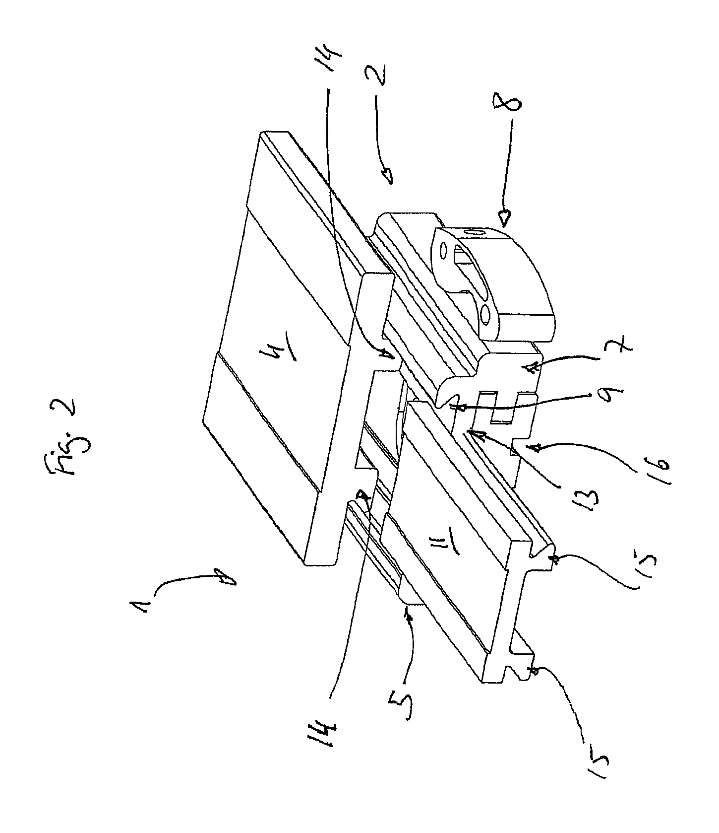 Mounting arrangement for optical devices