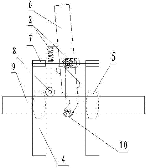 Pomelo tree girdling device capable of human-assistance hand-held gear-rack reducing branch clamping