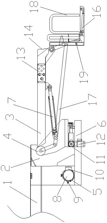 Automatically telescopic belt conveyer for loading and unloading machine