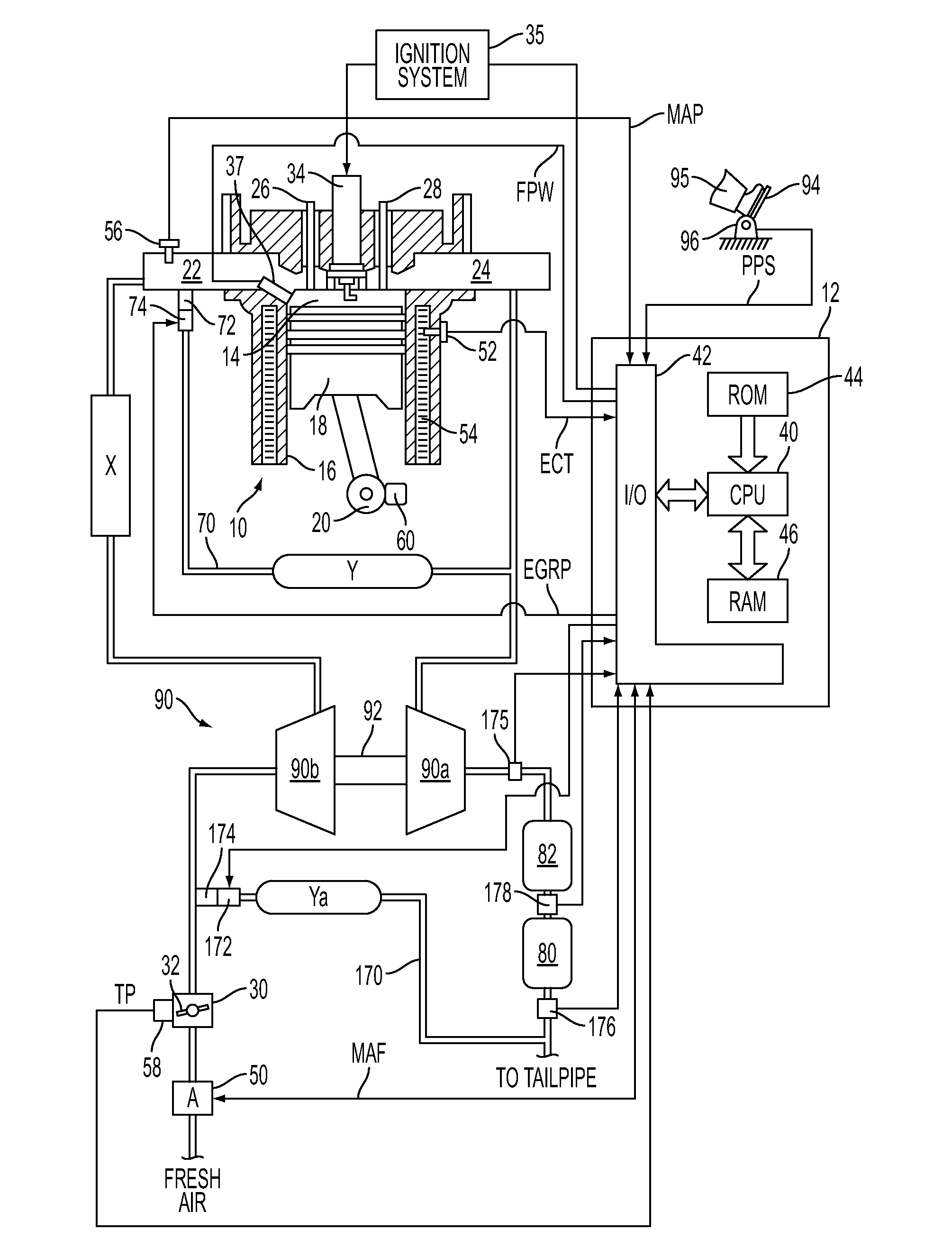 Method for controlling spark for particulate filter regenerating