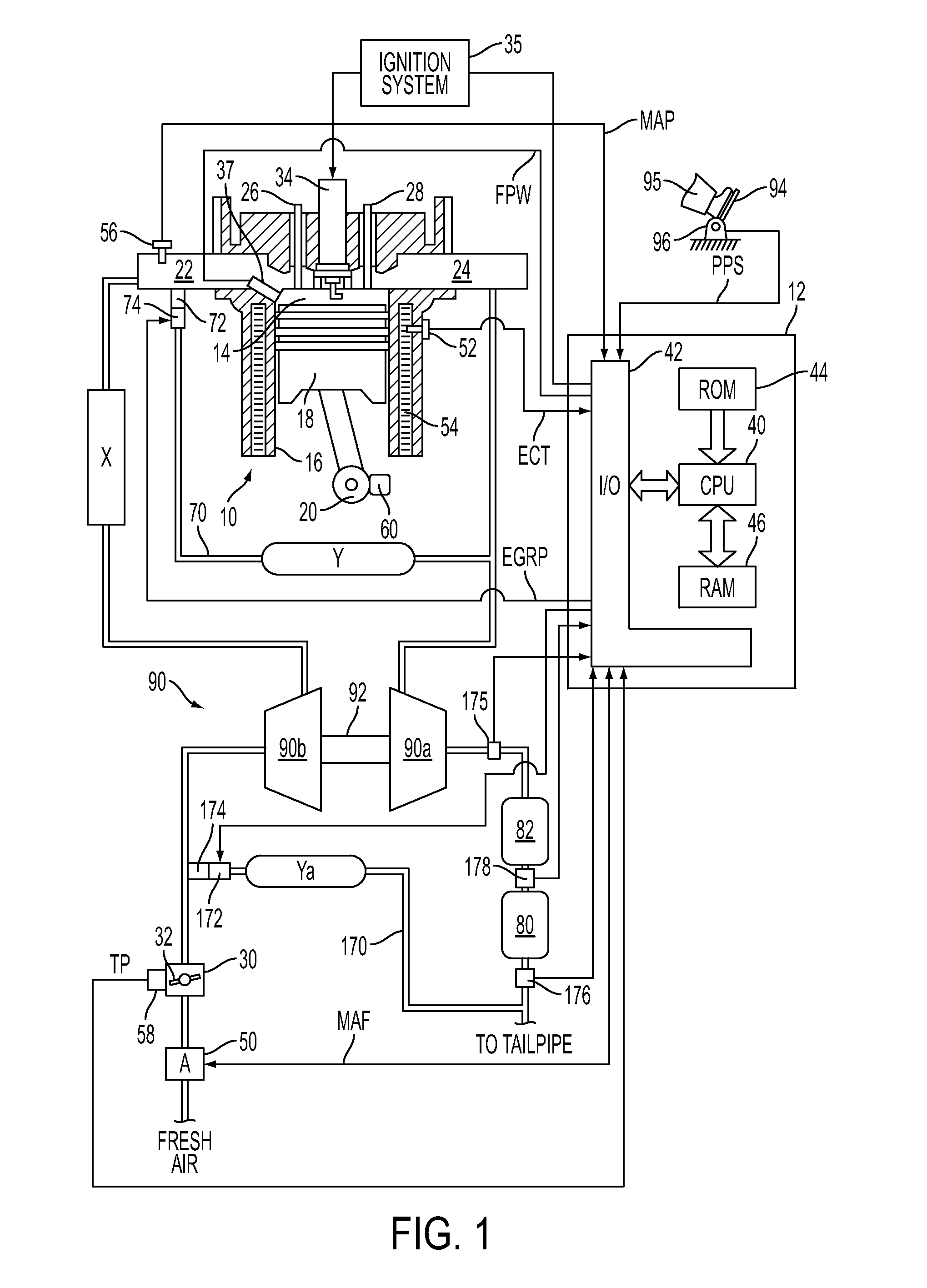 Method for controlling spark for particulate filter regenerating