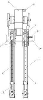 Translation pull-in type mechanical claw for recycling AUV